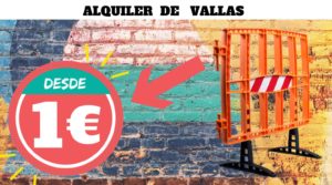 alquiler 1 euro valla y semana